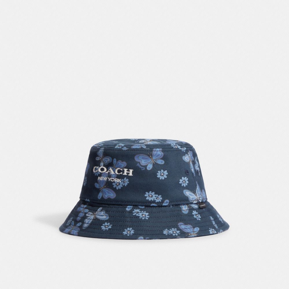 COACH® | Lovely Butterfly Print Bucket Hat