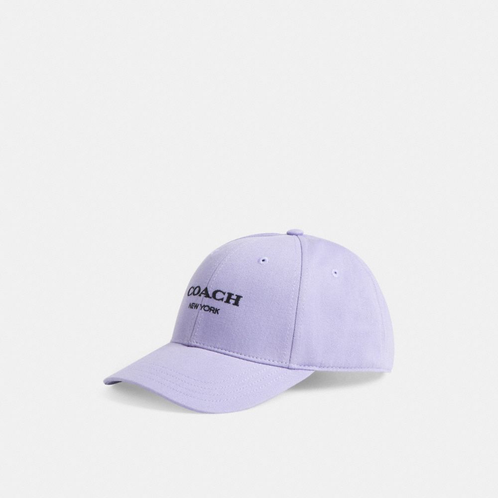 COACH®,CASQUETTE DE BASEBALL BRODÉE,Coton,Violet pâle,Front View