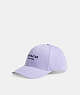 COACH®,EMBROIDERED BASEBALL HAT,Light Violet,Front View