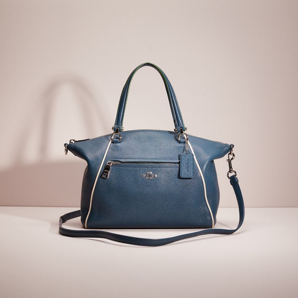 Coach prairie satchel deals in polished pebble leather