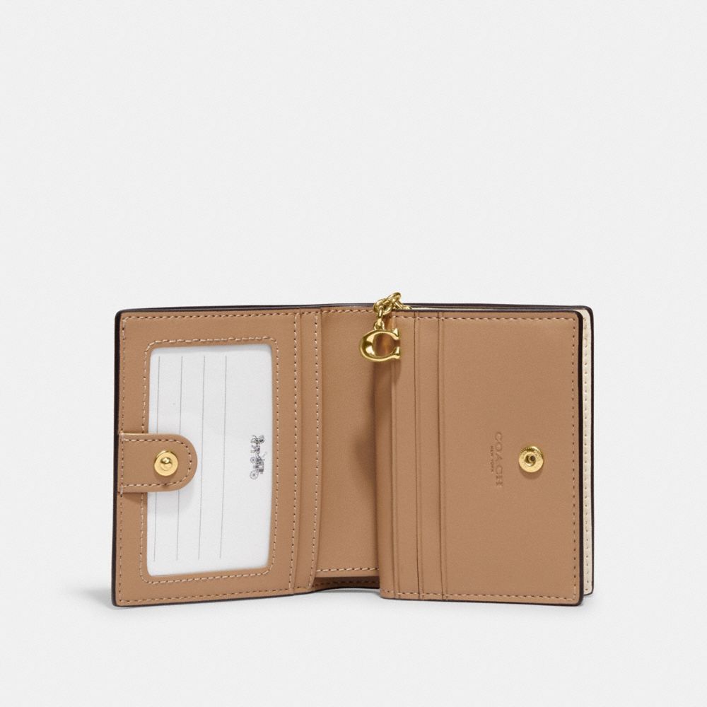 COACH® | Snap Wallet In Signature Canvas With Nostalgic Ditsy Print