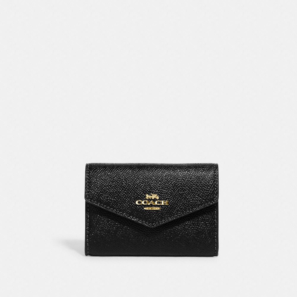 COACH®  Flap Card Case In Signature Canvas