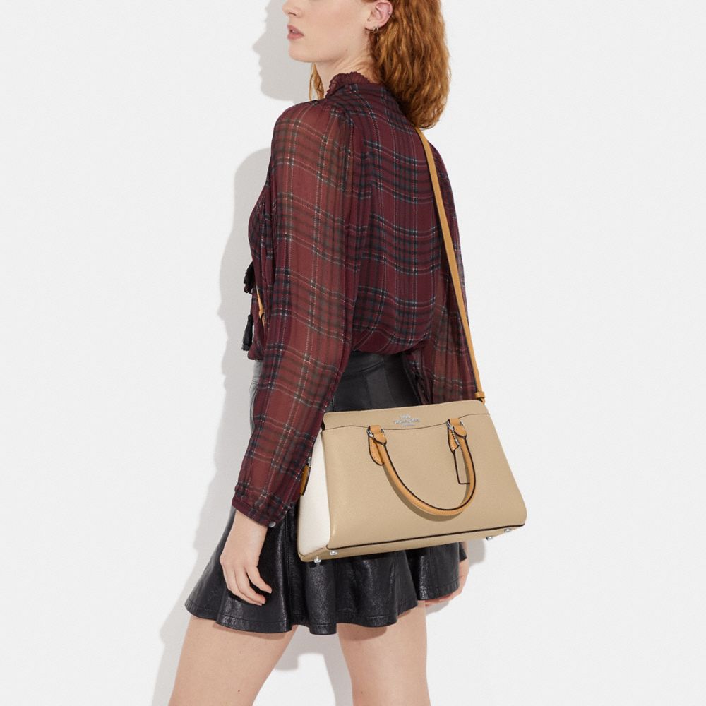 COACH®,Darcie Carryall Bag In Colorblock,,Detail View