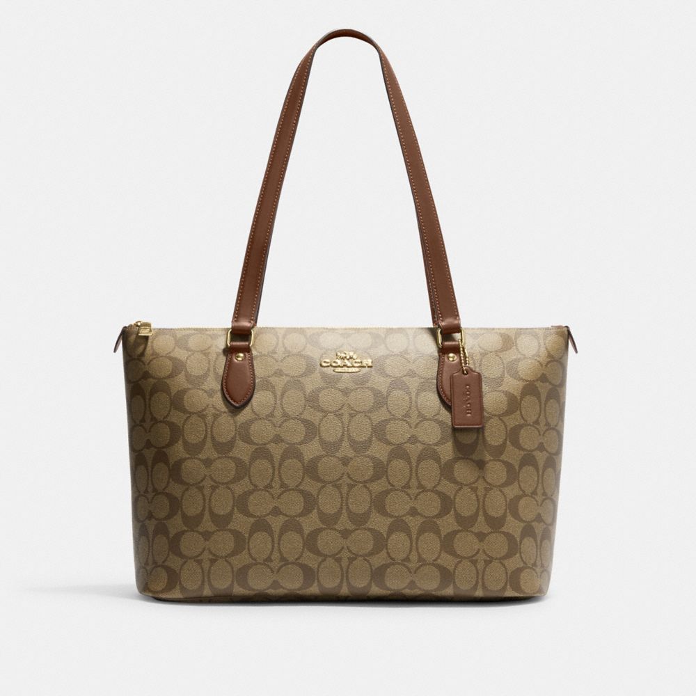 Coach Gallery Tote in Signature Canvas