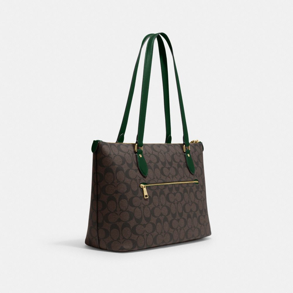 COACH®  City Tote With Leopard Print And Signature Canvas Interior