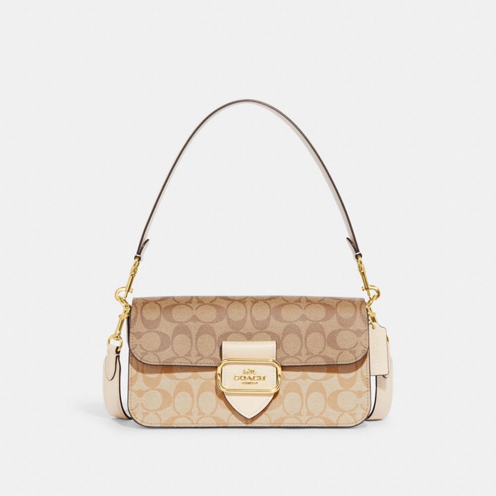 COACH®  Morgan Shoulder Bag In Blocked Signature Canvas