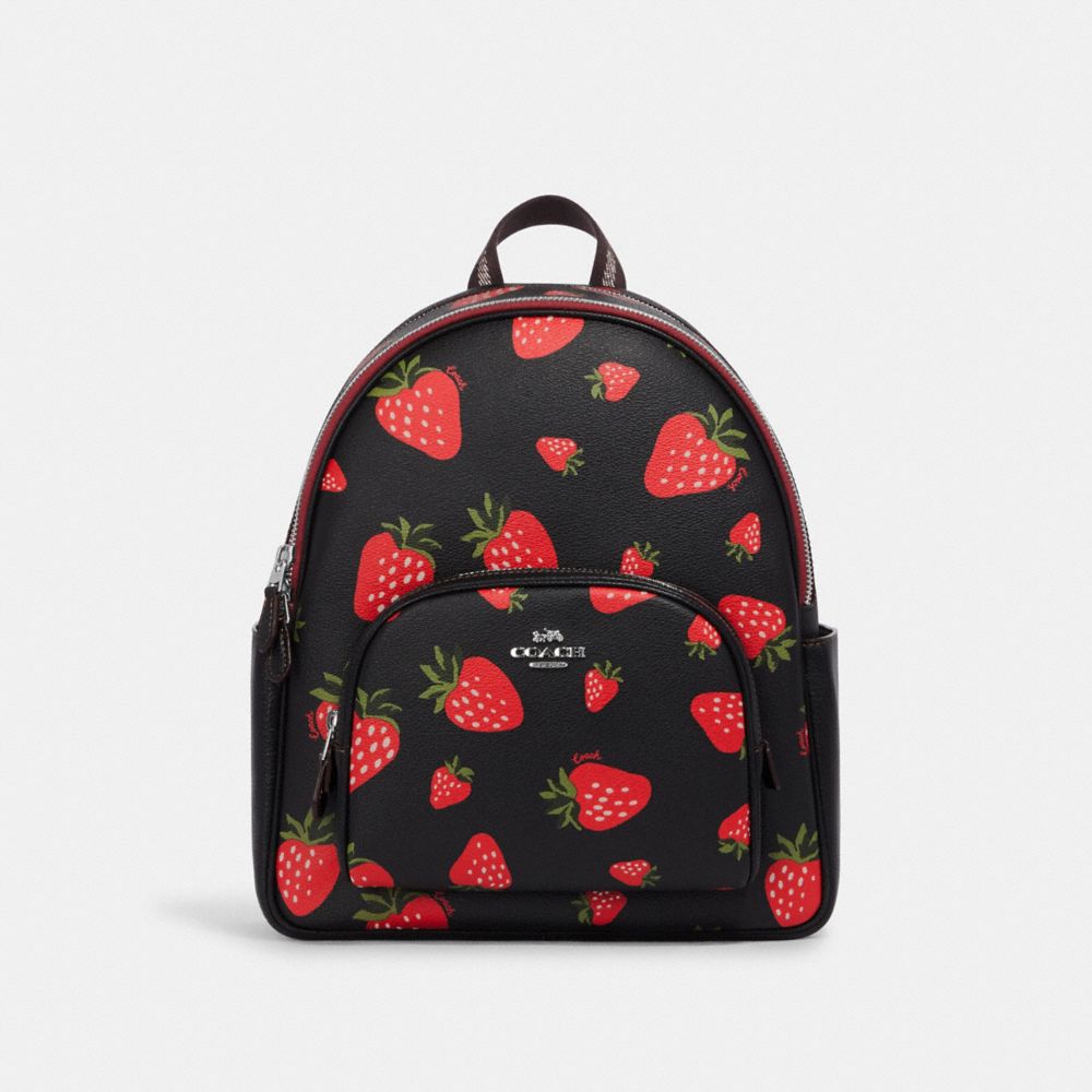 Strawberry print coach discount bag