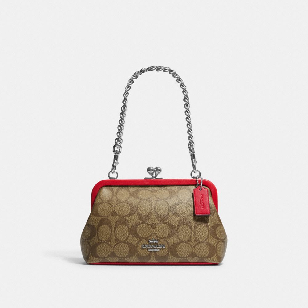 COACH® | Nora Kisslock Crossbody In Signature Canvas