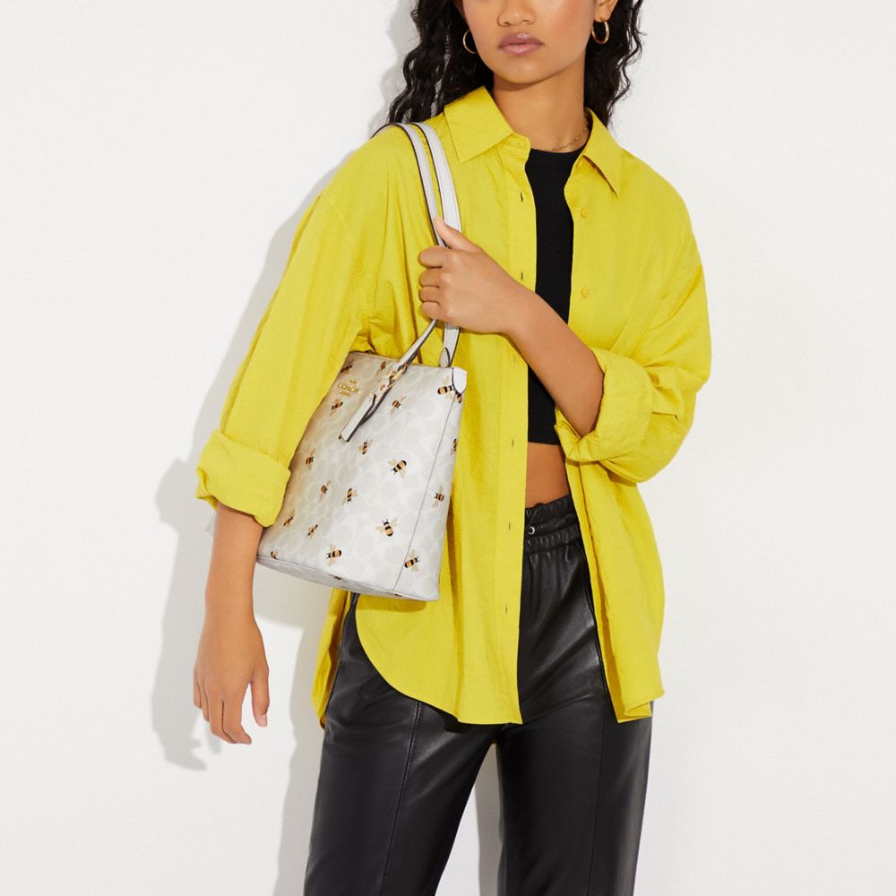 Coach Bumble Bee Shoulder Bags