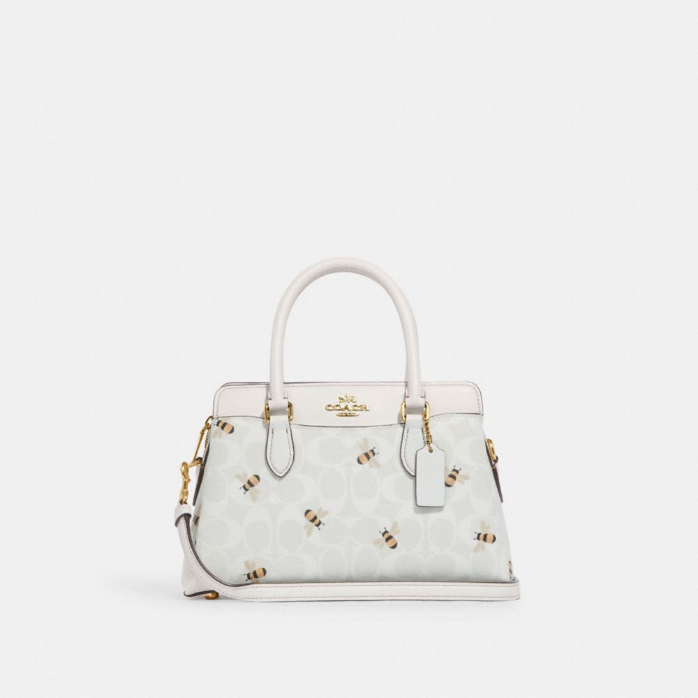 COACH®  Mini Darcie Carryall In Colorblock Signature Canvas