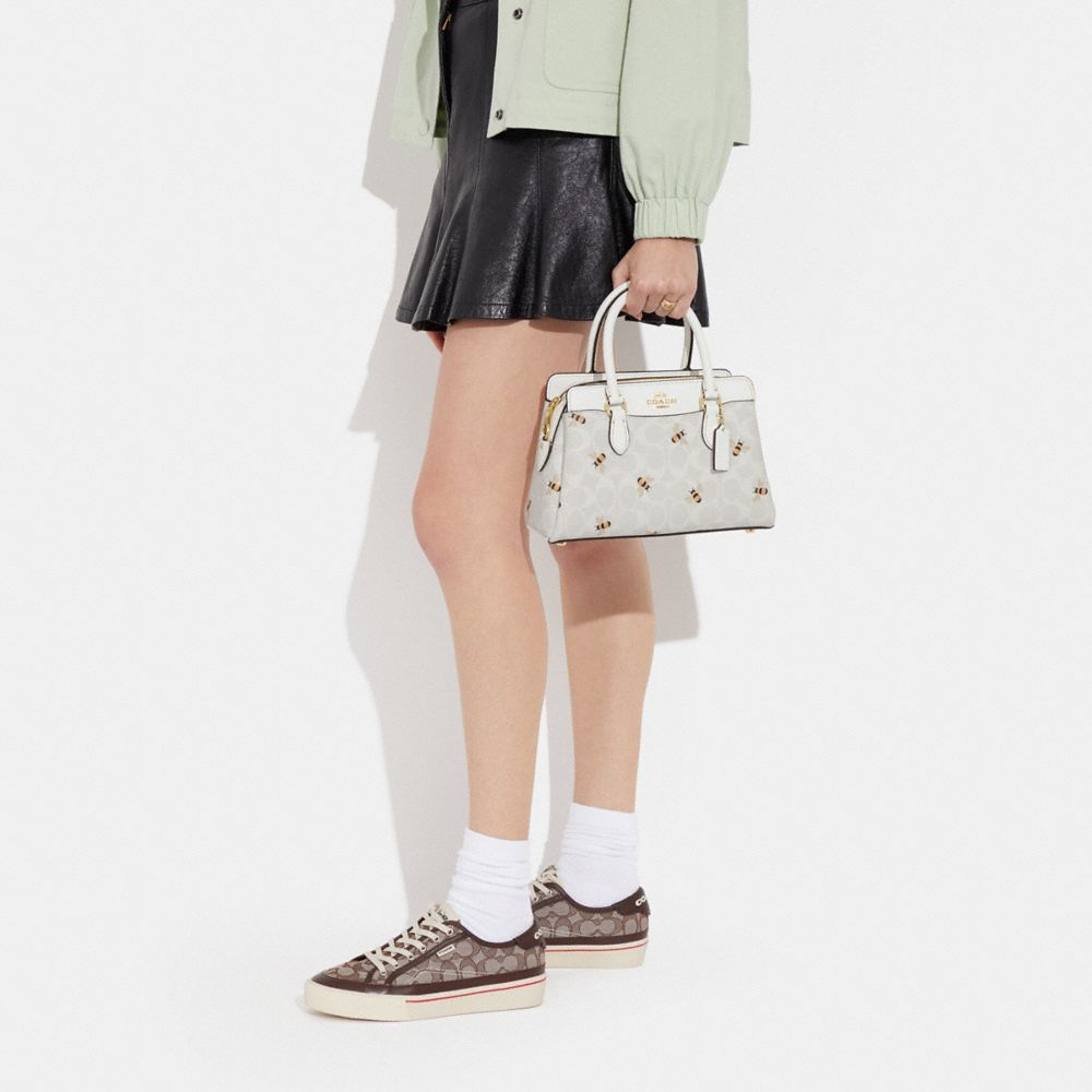 COACH®  Mini Darcie Carryall In Colorblock Signature Canvas