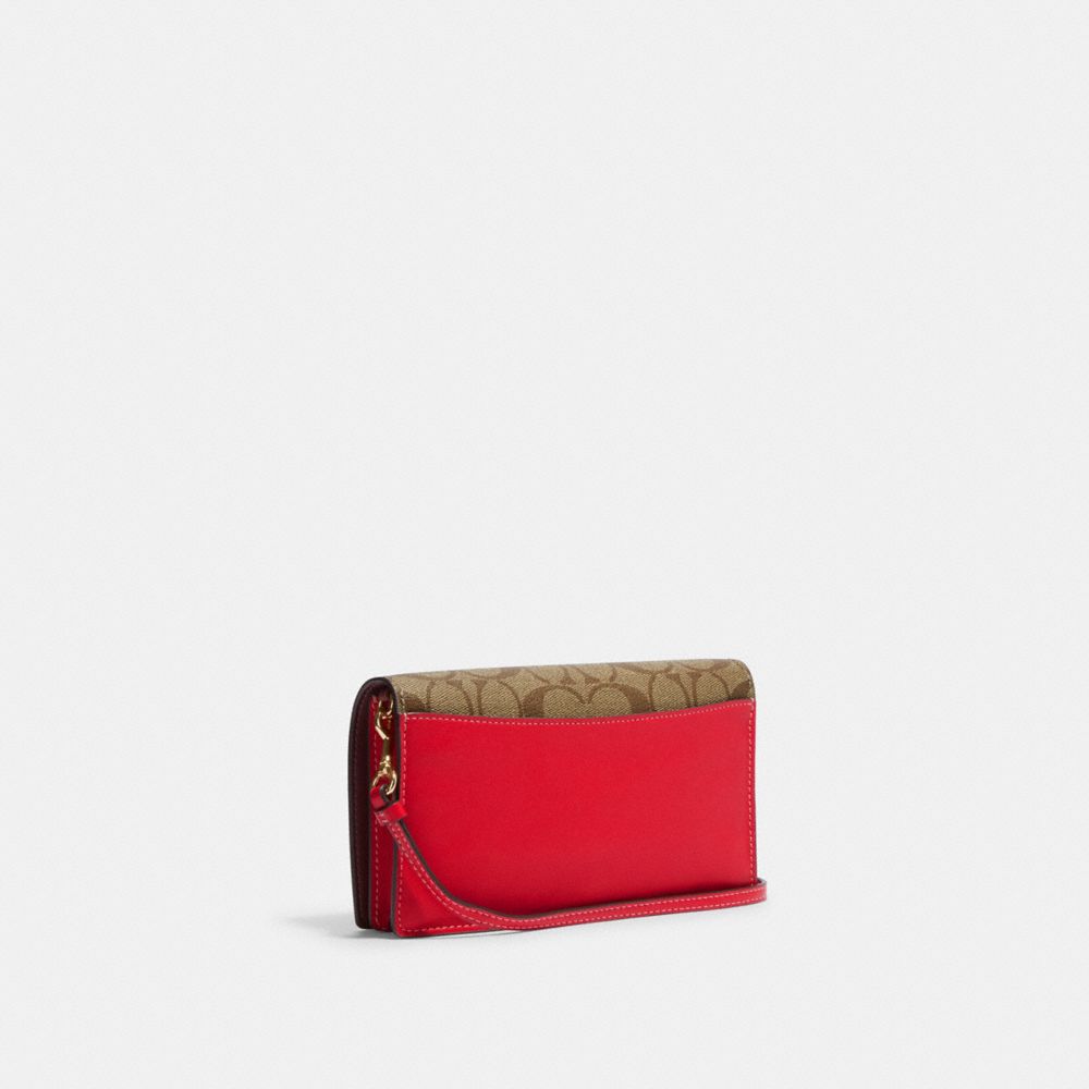 COACH®  Anna Foldover Clutch Crossbody In Colorblock