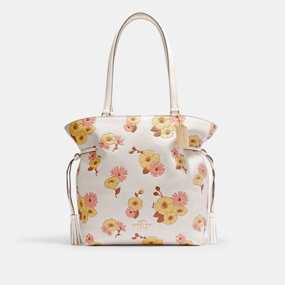 Coach Floral Tote Bags