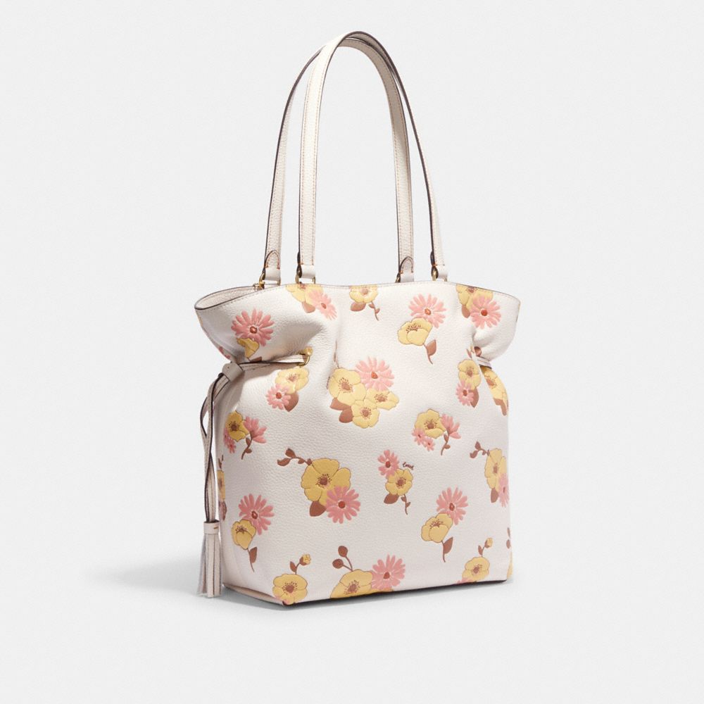 COACH® | Andy Tote With Floral Cluster Print