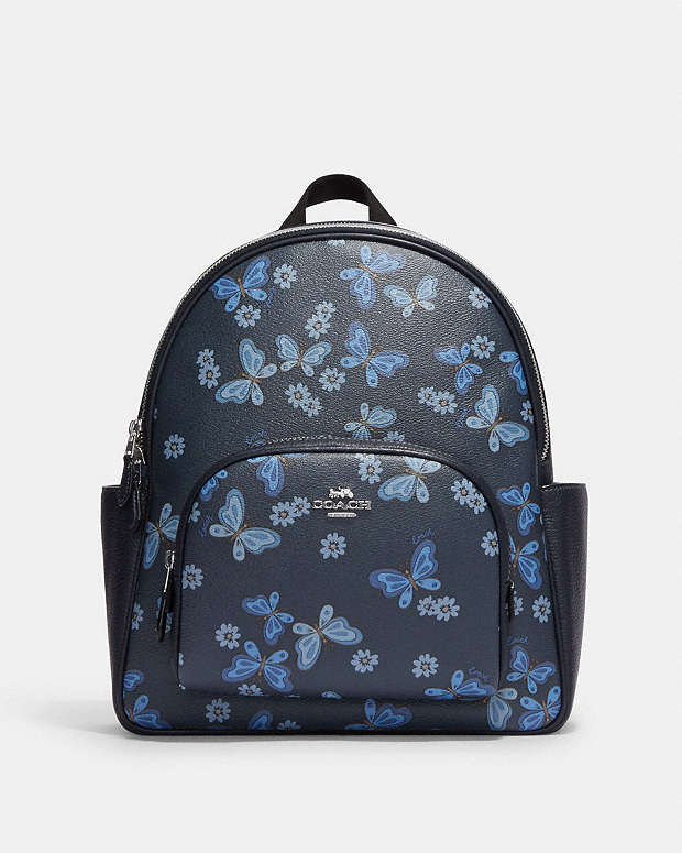 COACH®  Court Backpack With Lovely Butterfly Print