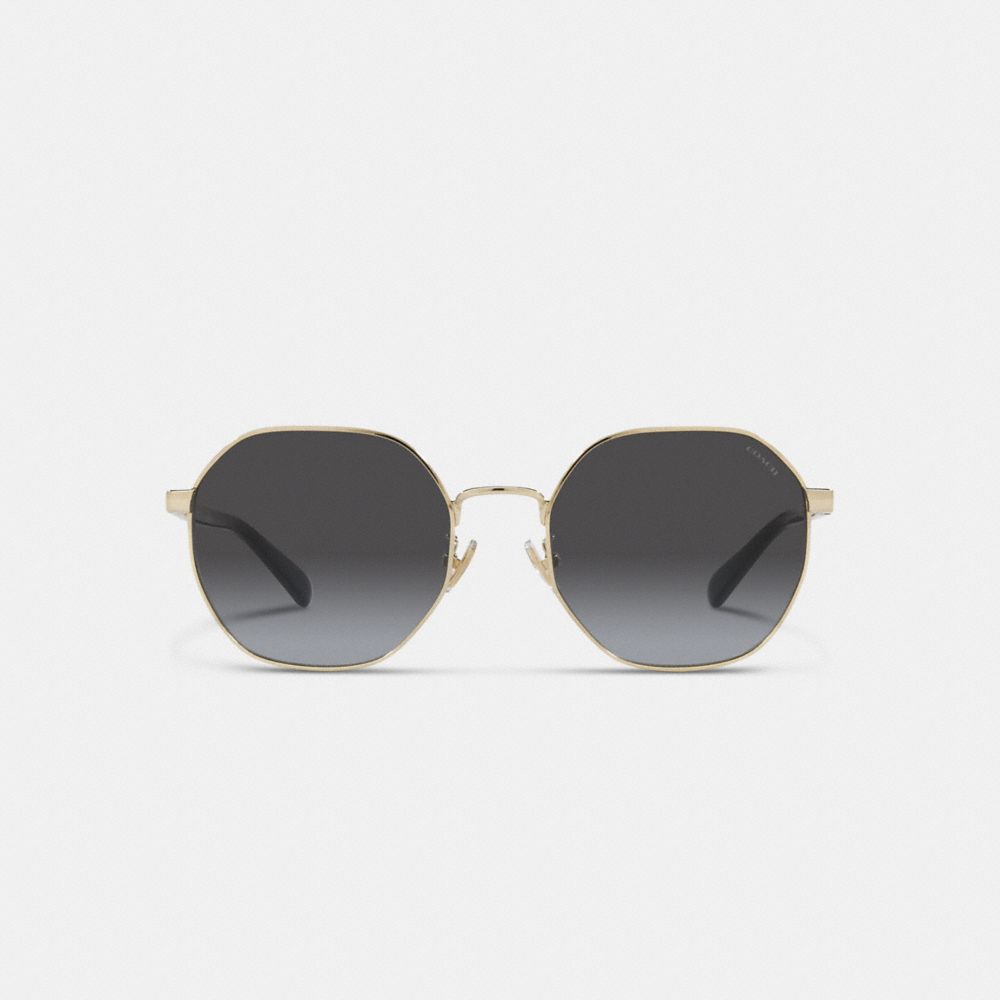 COACH®  Metal Square Sunglasses