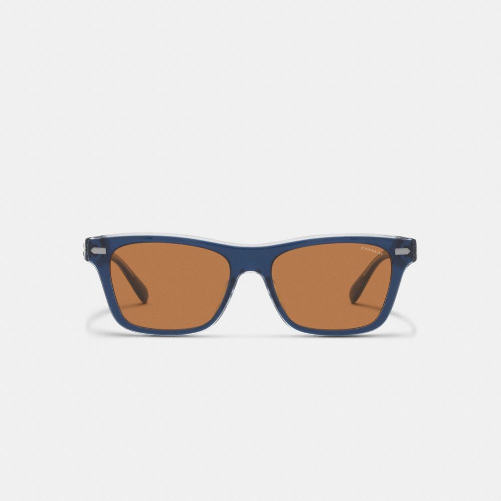 Beveled Signature Square Sunglasses