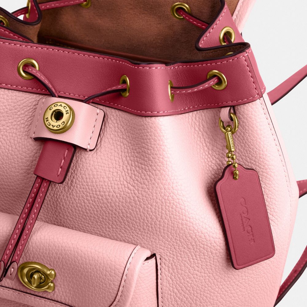 Shop COACH Riya Leather Mini Backpack