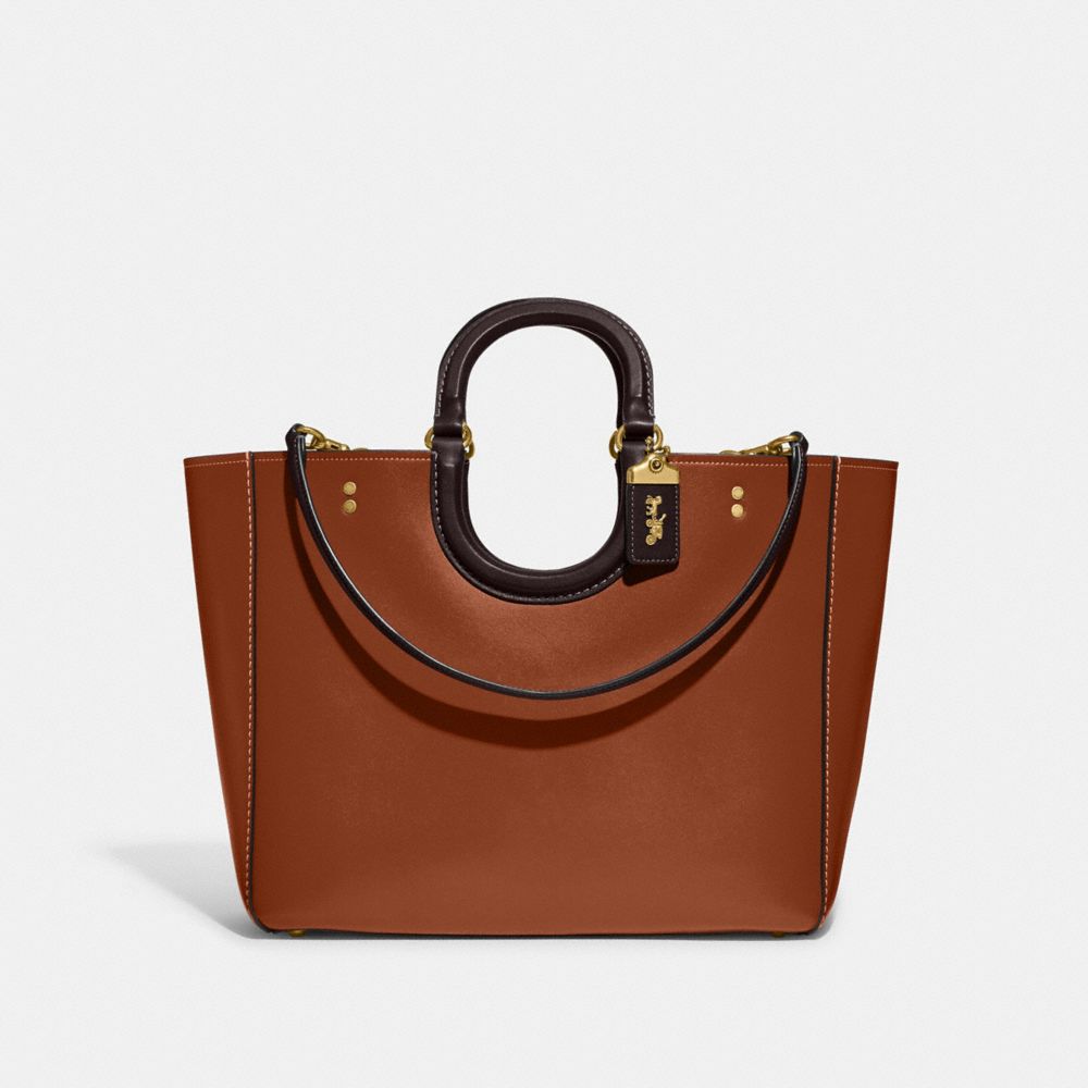 Coach rogue tote with whipstitch handle new arrivals