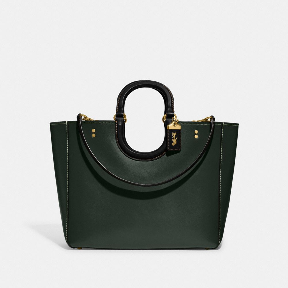 COACH Colorblock Leather Rae Tote Bag