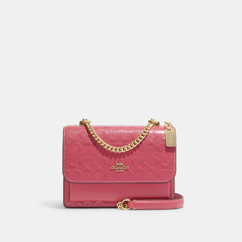 Coach signature klare online crossbody