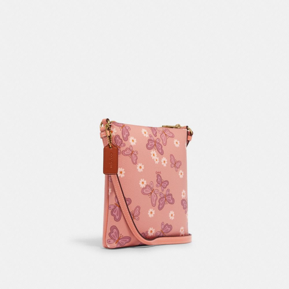 COACH®  Mini Rowan File Bag With Lovely Butterfly Print