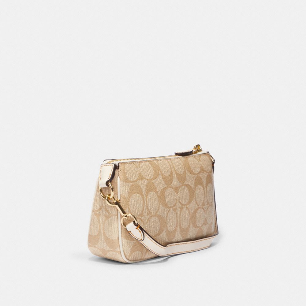 Heart Floral Print Nolita 19 Wristlet