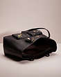 COACH®,UPCRAFTED CENTRAL TOTE WITH ZIP,Polished Pebble Leather,Gold/Black,Inside View,Top View