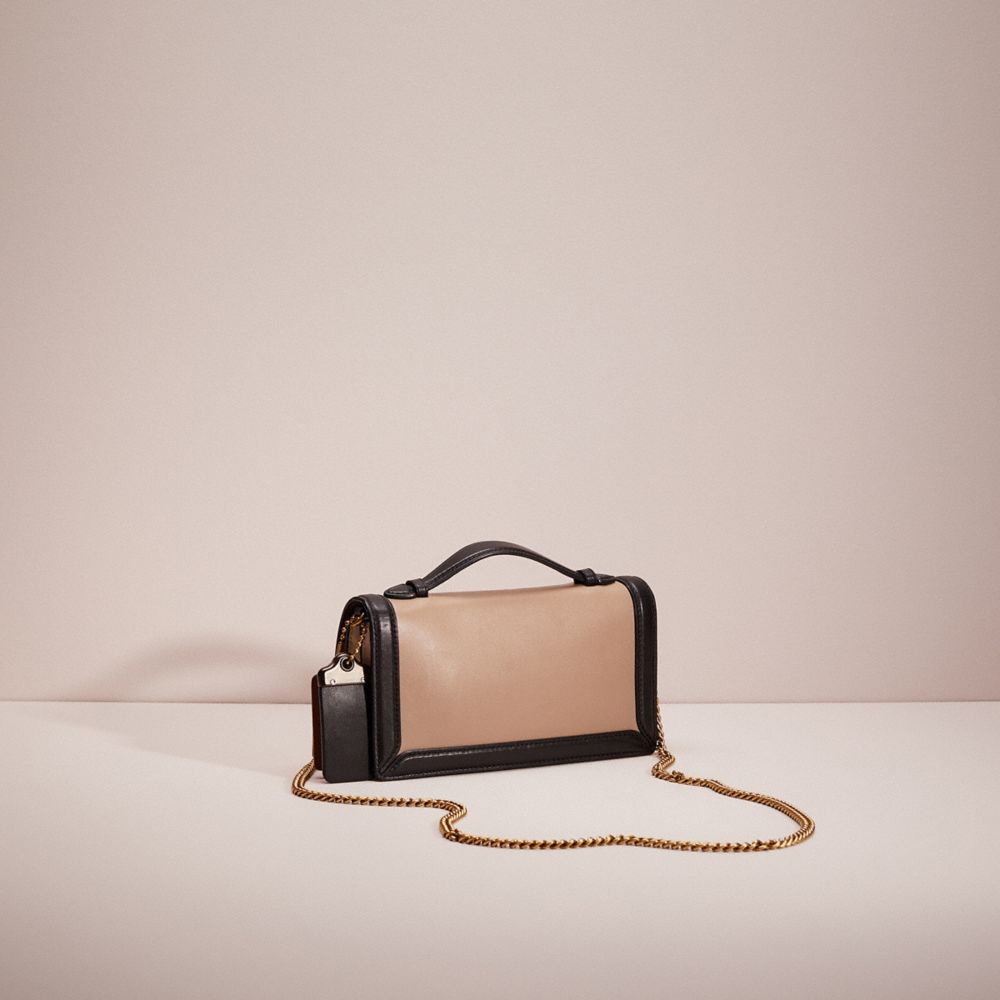 Upcrafted Riley Chain Clutch In Colorblock COACH