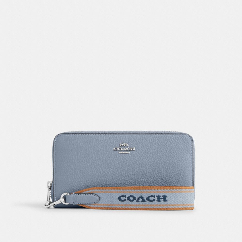 新品 コーチ COACH 長財布(ラウンドファスナー) ロング ジップアラウンド ウォレット グレー