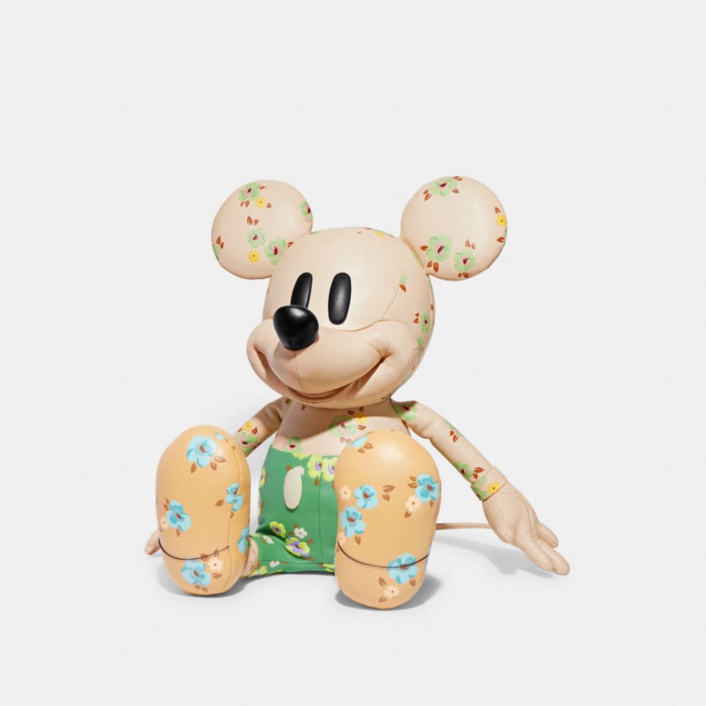 COACH®  Disney X Coach Mickey Mouse Medium Collectible Doll With Floral  Print