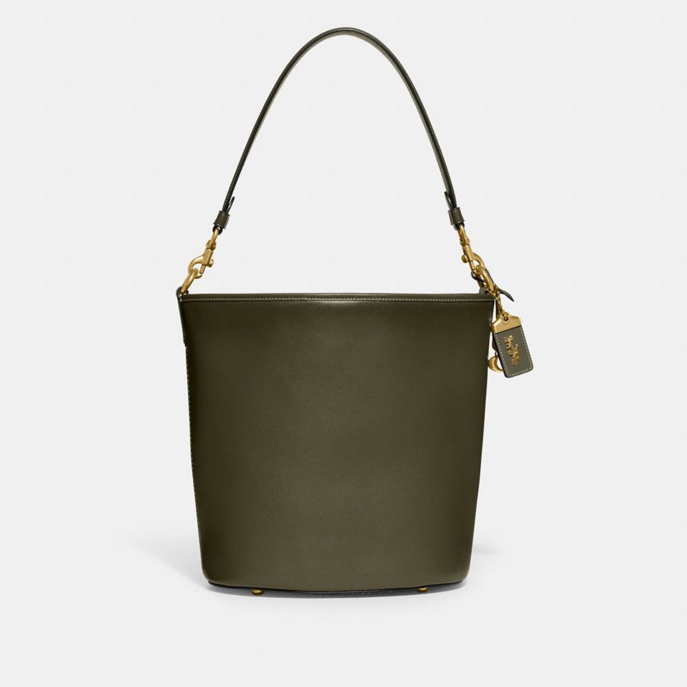 Supple Leather Medium Bucket Bag