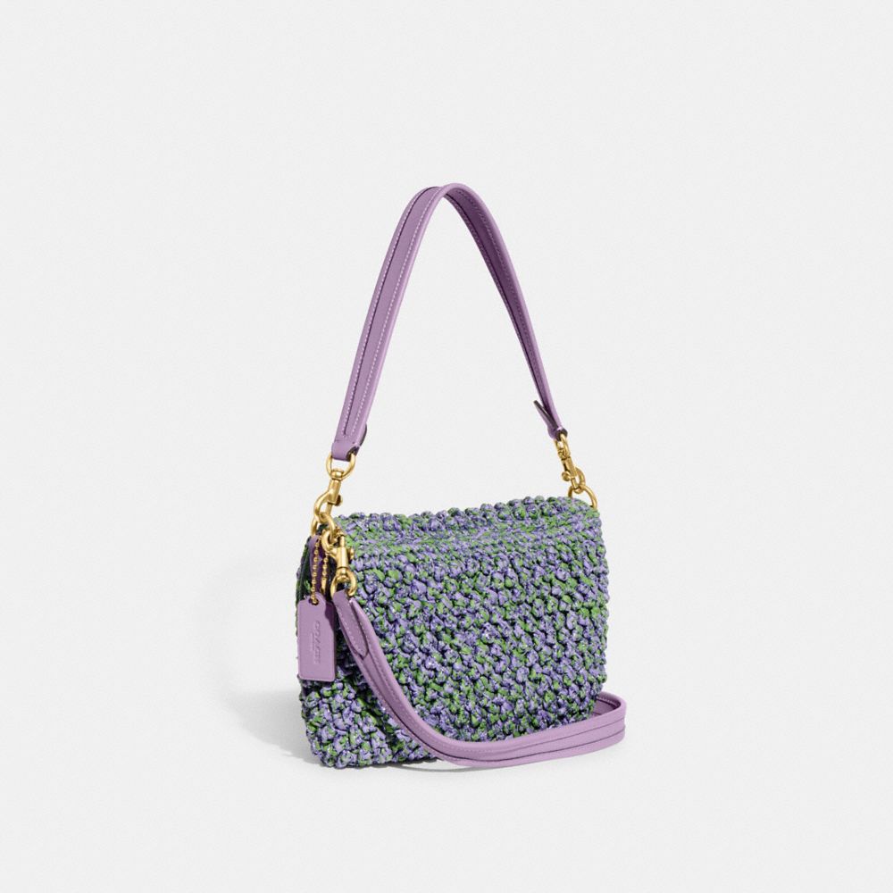 COACH®,Soft Tabby Shoulder Bag,Multi Color,Angle View