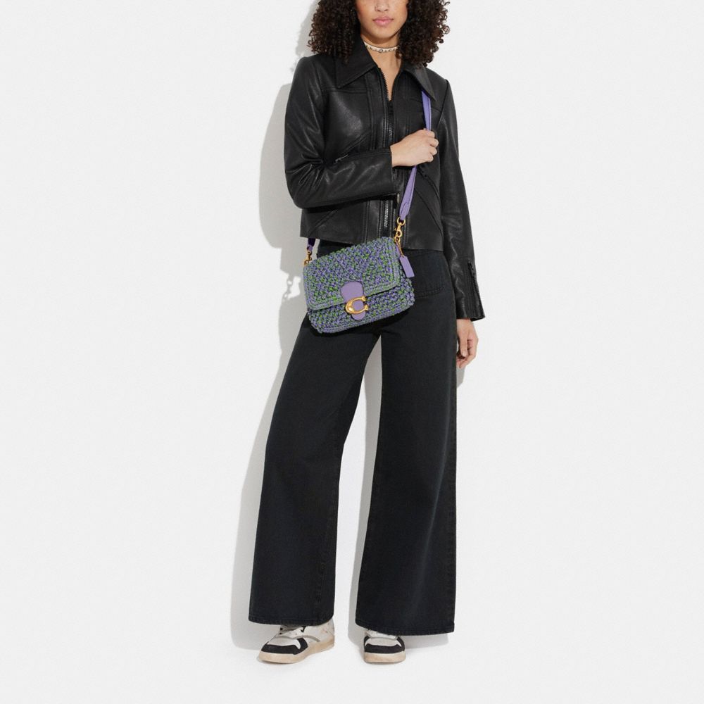 COACH®,Soft Tabby Shoulder Bag,Multi Color,Detail View