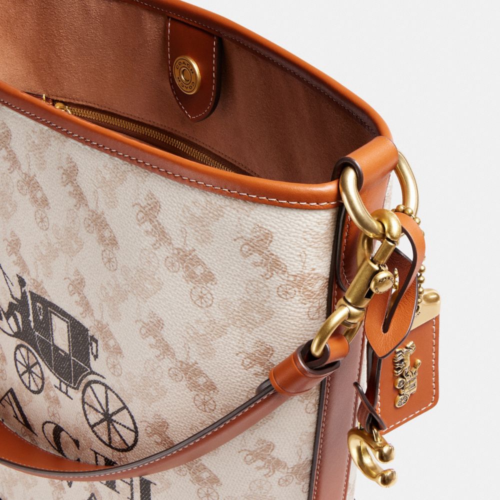 COACH コーチ バケット バッグ ホース アンド キャリッジ  ショルダーハンドバッグ