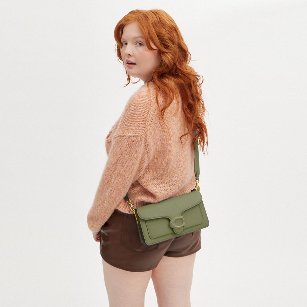 COACH®,Tabby Shoulder Bag 26,Leather,Shoulder Bag,Logo,Metal,Compact,Casual,,Detail View