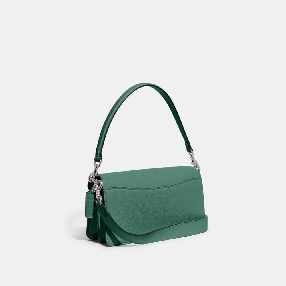 COACH®,Tabby Shoulder Bag 26,Leather,Shoulder Bag,Metal,Logo,Compact,Casual,,Angle View