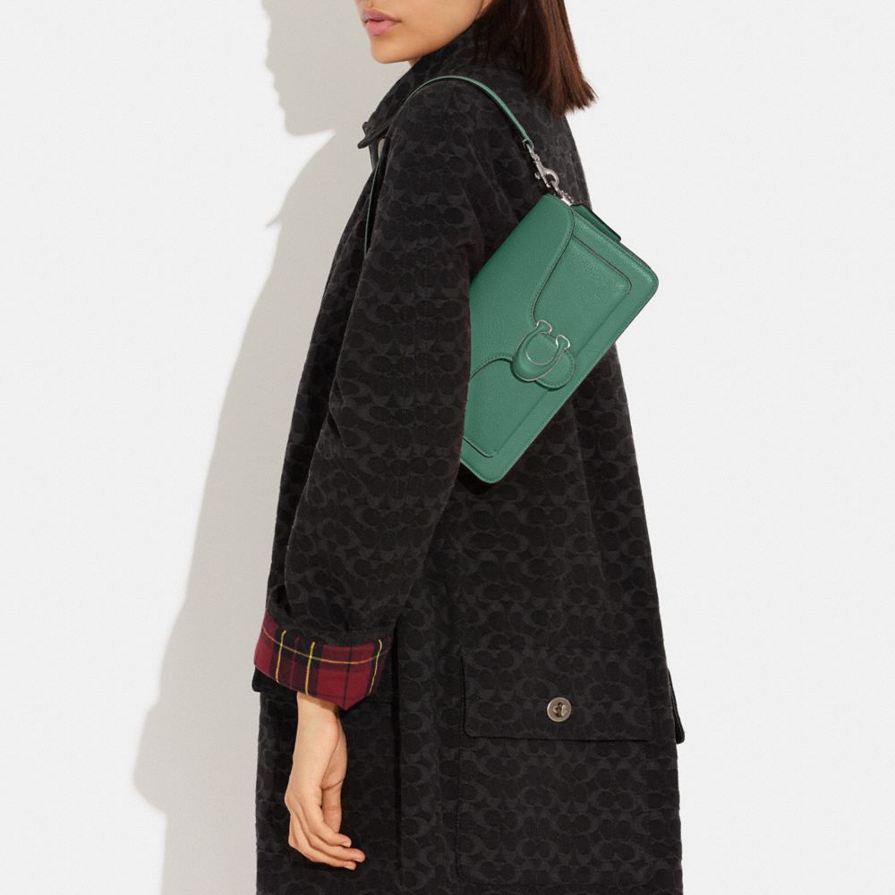 COACH®,Tabby Shoulder Bag 26,Leather,Shoulder Bag,Metal,Logo,Compact,Casual,,Detail View
