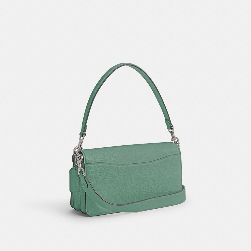 COACH®,Tabby Shoulder Bag 26,Leather,Shoulder Bag,Logo,Metal,Compact,Casual,,Angle View