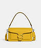 COACH®,TABBY SHOULDER BAG 26,Polished Pebble Leather,Medium,Kesari's Picks,Silver/Canary,Front View