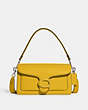 COACH®,TABBY SHOULDER BAG 26,Refined Pebble Leather,Medium,Kesari's Picks,Silver/Canary,Front View