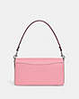 COACH®,TABBY SHOULDER BAG 26,Polished Pebble Leather,Medium,Kesari's Picks,Silver/Flower Pink,Back View