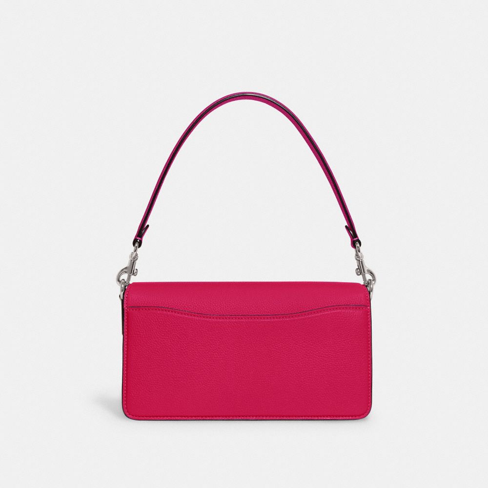 Shop Coach Tabby Shoulder Bag 26 In Silver/dragonfruit