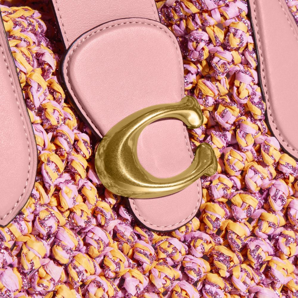 美品COACHコーチ トートバッグ カゴバッグ ピンク CH741 ポーチ付き 公式】COACH – コーチ | スモール トート