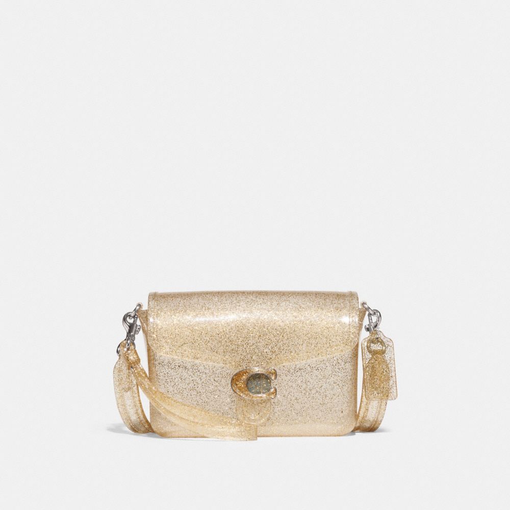 COACH®,JELLY TABBY BAG,Jelly,Small,Silver/Gold,Front View