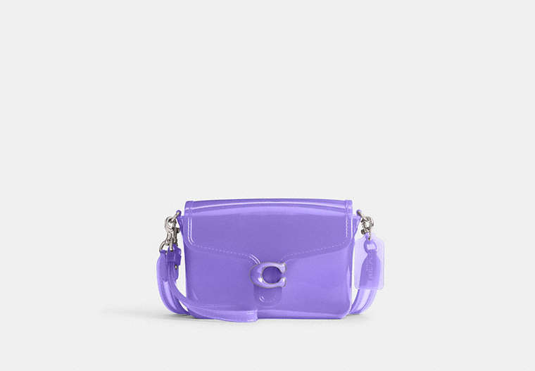 COACH®,JELLY TABBY BAG,Jelly,Small,Silver/Bright Grape,Front View
