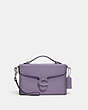 COACH®,TABBY BOX BAG,Glovetanned Leather,Mini,Silver/Light Violet,Front View
