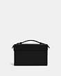 COACH®,TABBY BOX BAG,Glovetanned Leather,Mini,Pewter/Black,Back View