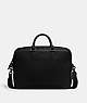 COACH®,GOTHAM BRIEF,Refined Calf Leather,Black,Front View