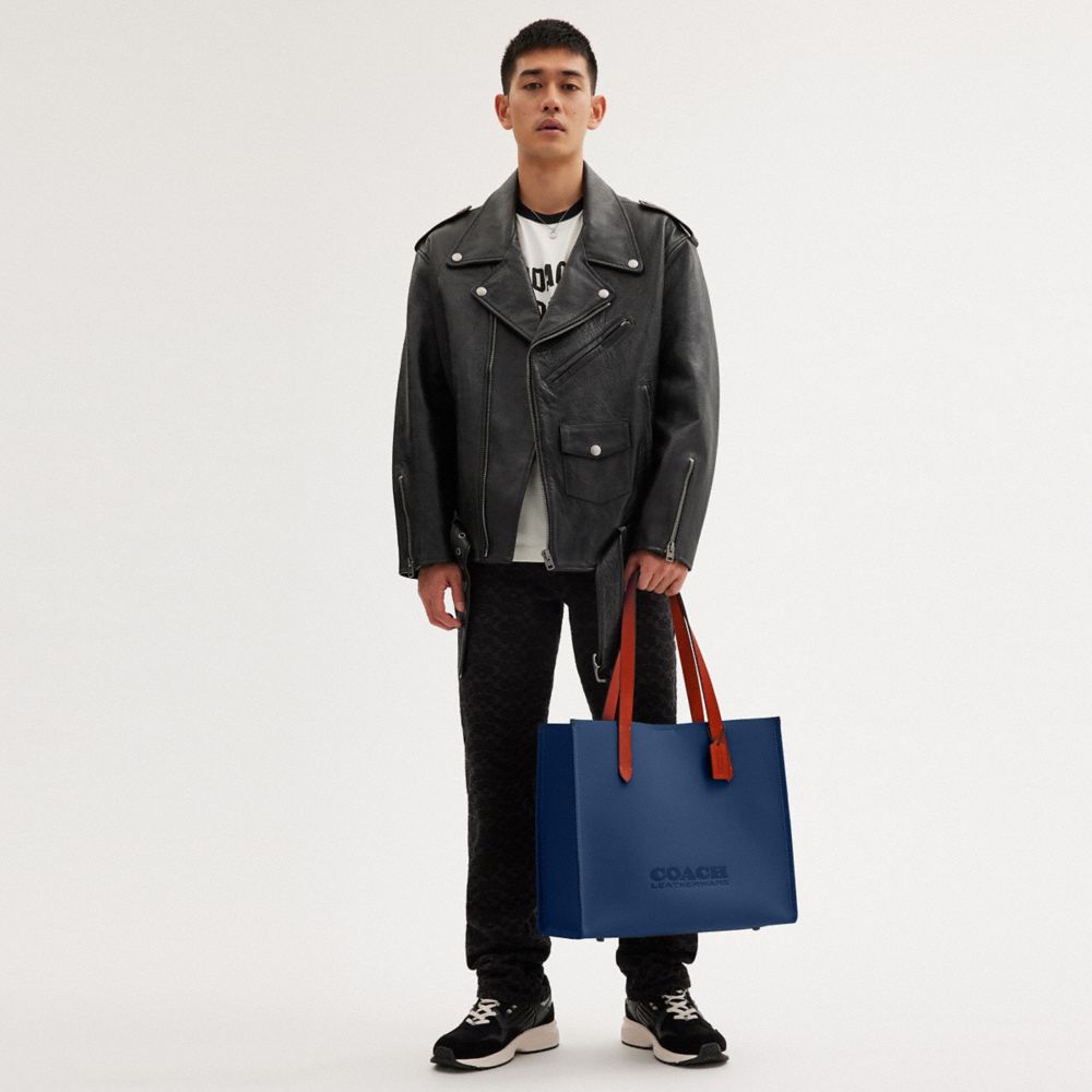 COACH®,リレー トート,トートバッグ＆ボストンバッグ,ﾃﾞｨｰﾌﾟﾌﾞﾙｰ
